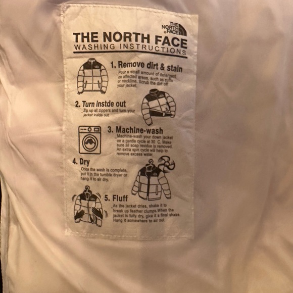 The North Face White Label Novelty Nuptse Down Jacket (Asia Sizing) White Large - Picture 6 of 7